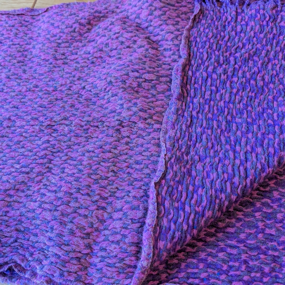 100% Wool Reversible Scarf.